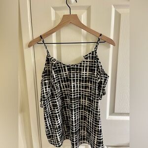 Bar III Off-the-Shoulder Satiny Top